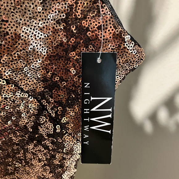 Bronze Cocktail Dress-OS! - Picture 2 of 6